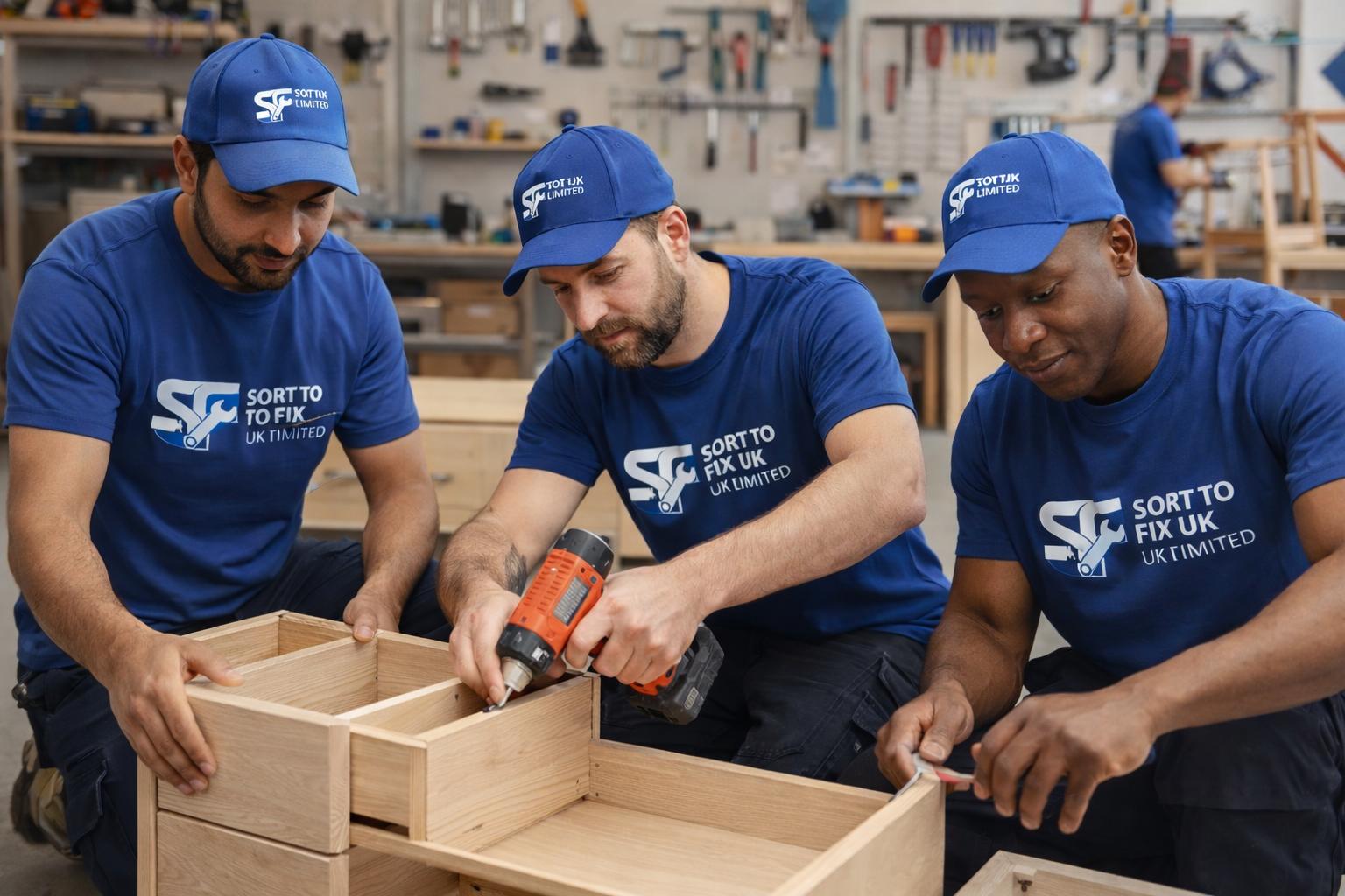 Professional technician at work